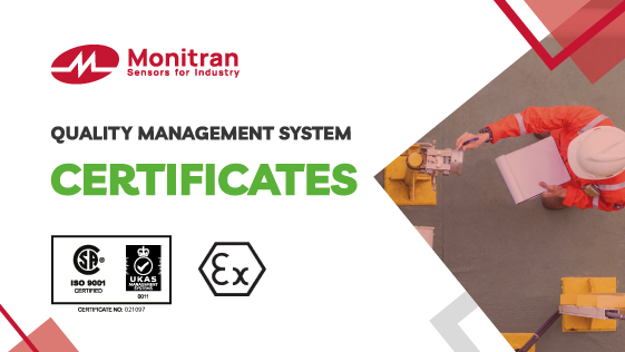 Monitran Successfully Passes ISO 9001 and ATEX Audits
