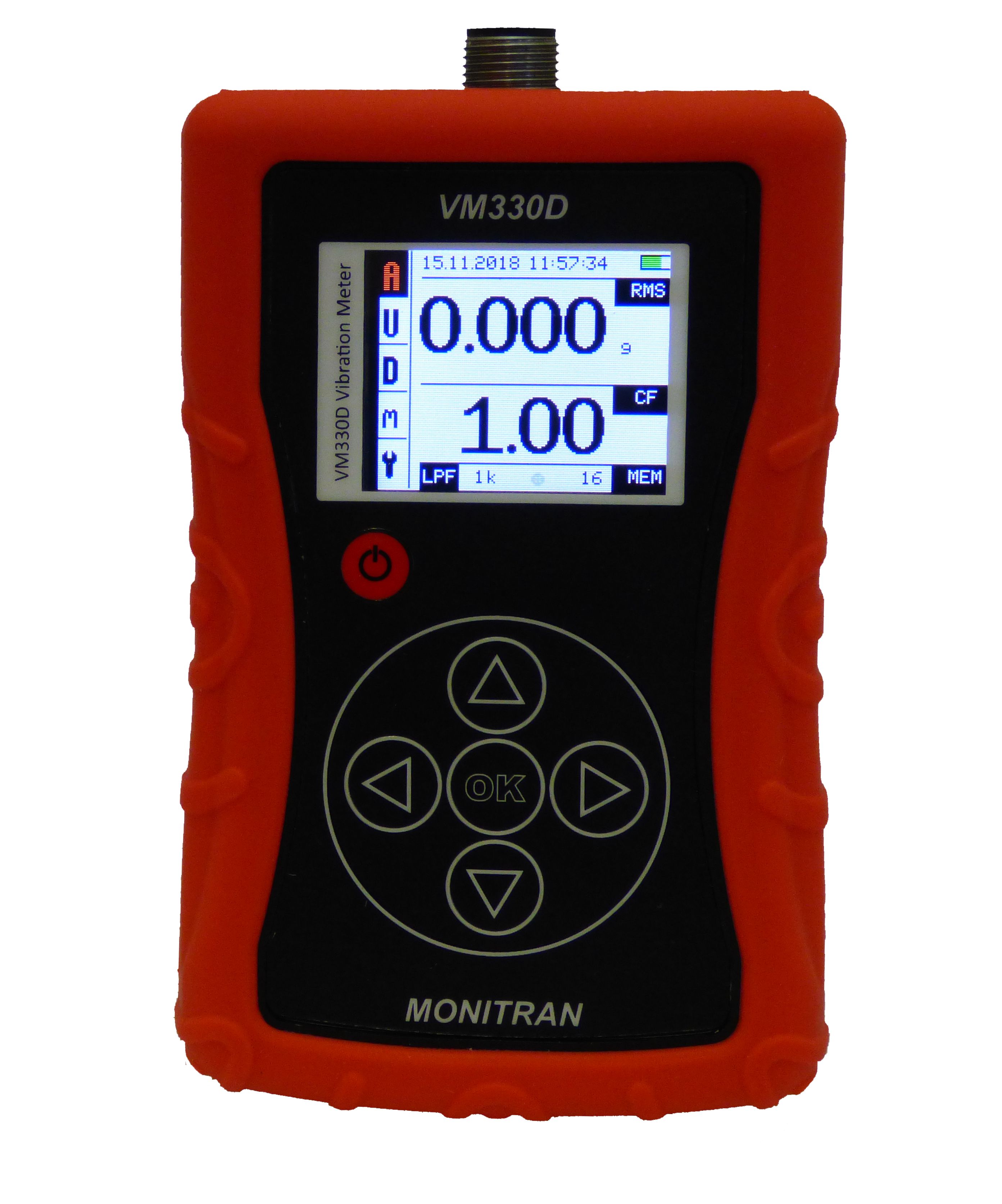 Portable vibration meter
