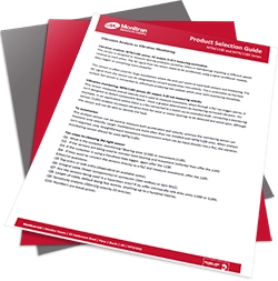 product selection guide by Monitran
