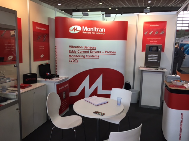 Monitran's stand at Maintenance 2017